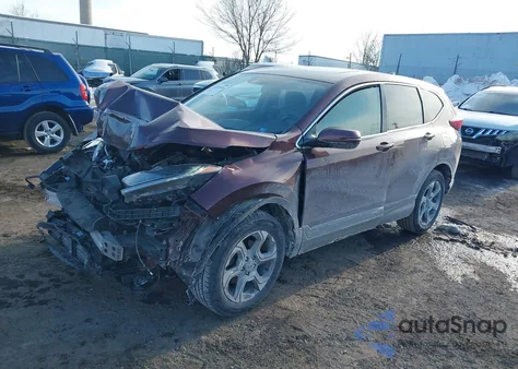 2019 Honda Cr-V Ex из США, поврежденный, VIN 2HKRW2H5XKH652969